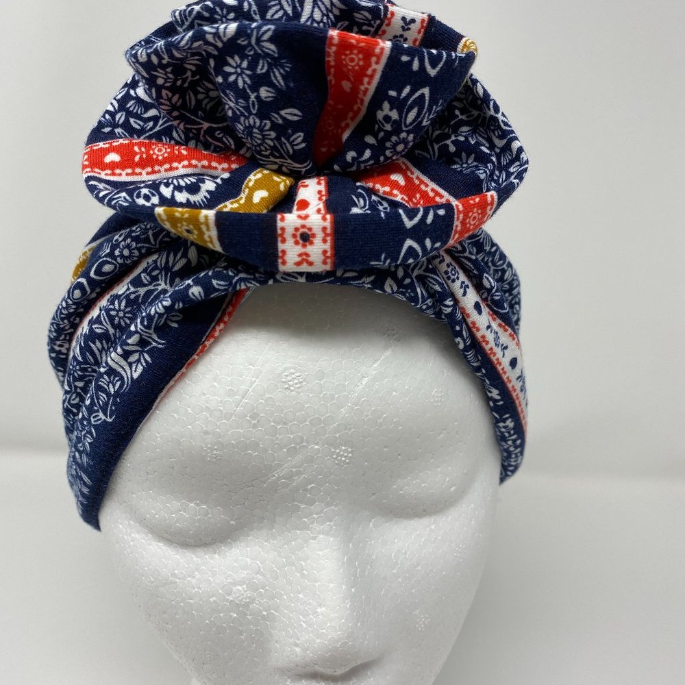 Turban, head wrap bonnet, chemo cap